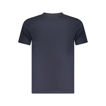 Blu Cotton Men T-Shirt