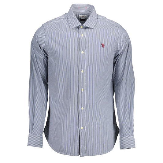 Blue Cotton Men's Shirt