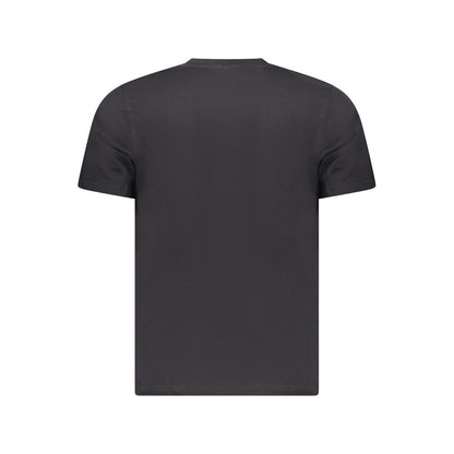 Black Cotton Men's T-Shirt