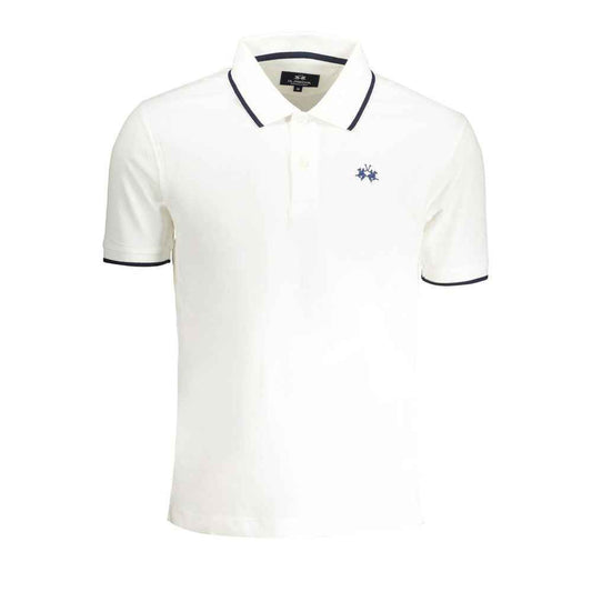 White Cotton Men's Polo Shirt