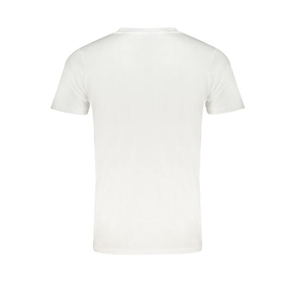 White Cotton Men's T-Shirt