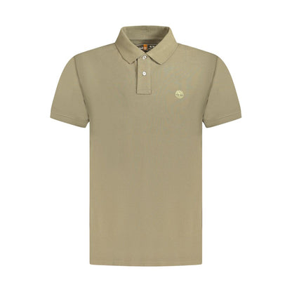 Green Cotton Polo T-Shirt