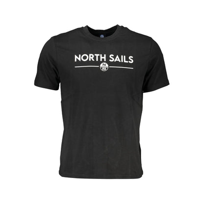Black Cotton Men's T-Shirt
