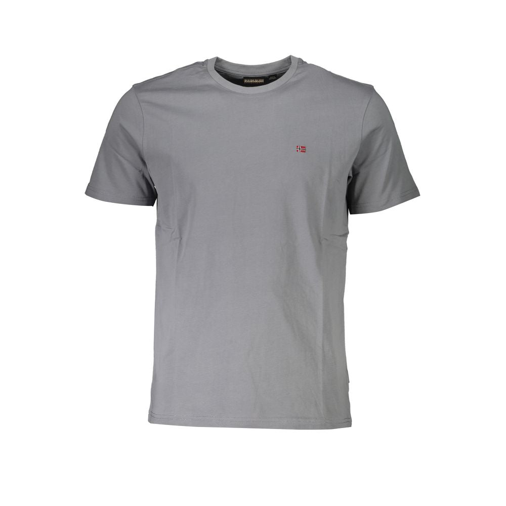 Brown Cotton Men T-Shirt