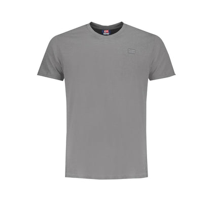 Brown Cotton Men T-Shirt