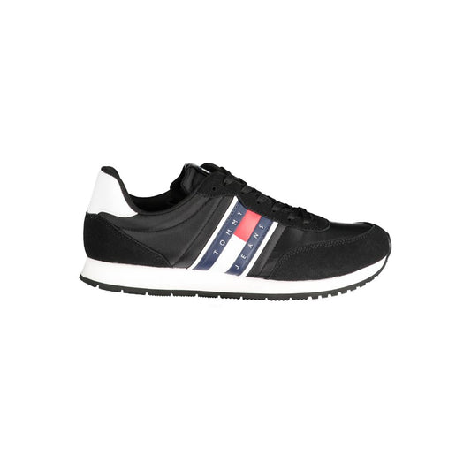 Nero Polyester Men Sneaker