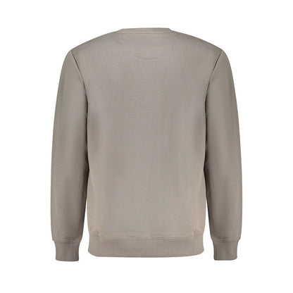 Grigio Cotton Men Sweatshirt
