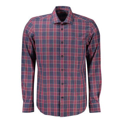 Blue Cotton Men's Shirt