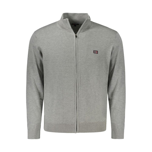 Blu Poliammide Uomo Cardigan