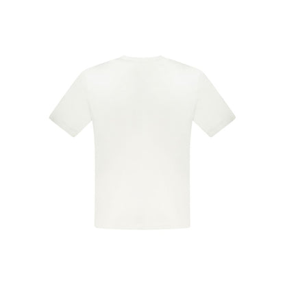 White Cotton Men's T-Shirt
