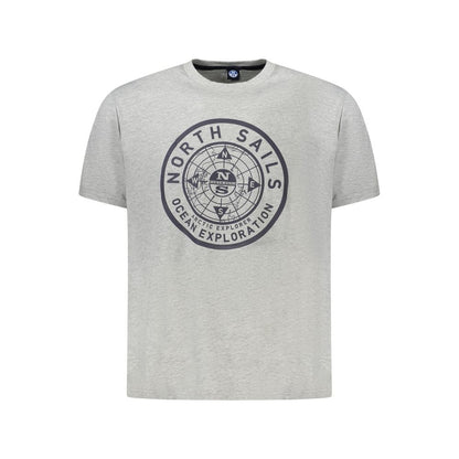 Grigio Cotton Mens T-Shirt
