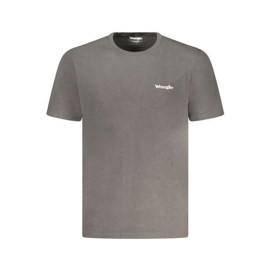 Black Cotton Men T-Shirt
