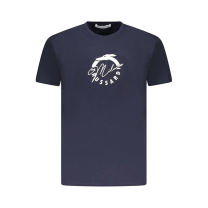 Blu Cotton Men T-Shirt