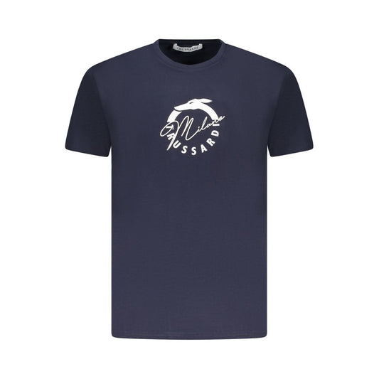 Blu Cotton Men T-Shirt
