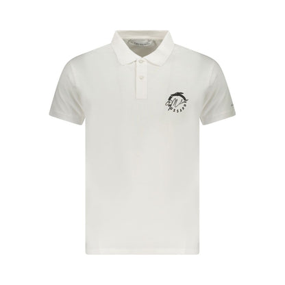 White Cotton Men's Polo