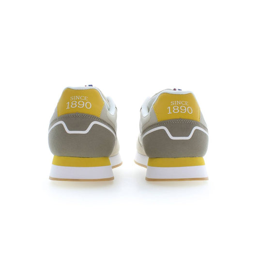 Beige Polyester Men's Sneaker