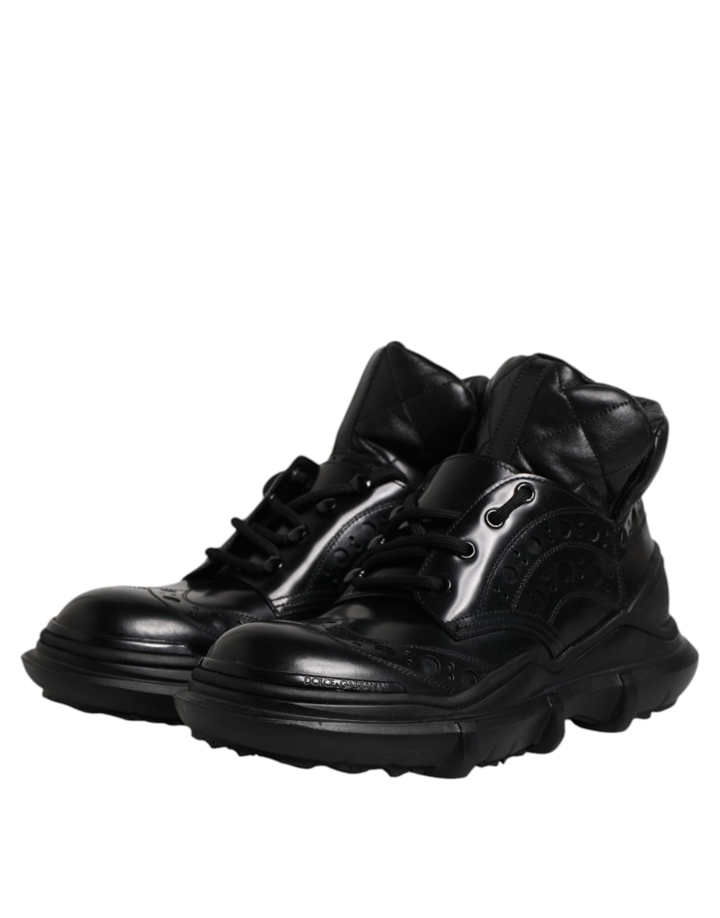 Black Leather Casual Mens Ankle Boots Shoes