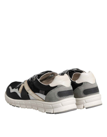 Multicolor Suede Low Top Men Sneaker Shoes