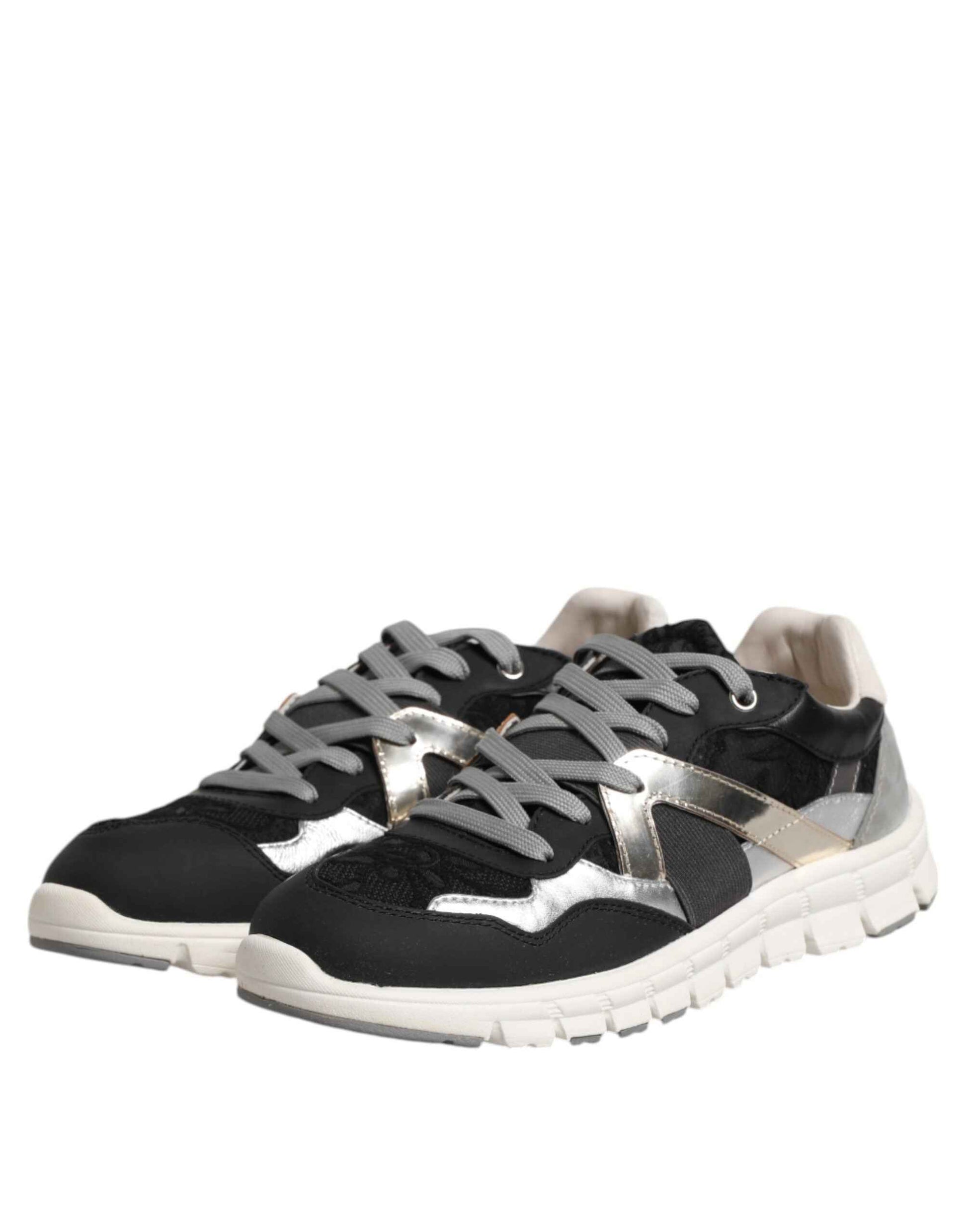 Multicolor Leather Suede Low Top Sneaker Shoes