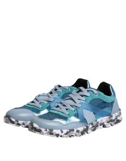 Multicolor Lace Up Low Top Men Sneakers Shoes