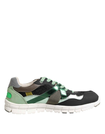 Multicolor Lace Up Low Top Sneakers Shoes