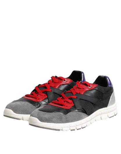 Multicolor Lace Up Low Top Men Sneakers Shoes