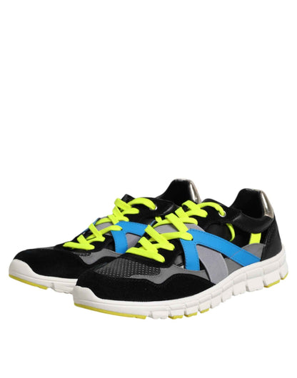 Multicolor Lace Up Low Top Men Sneakers Shoes
