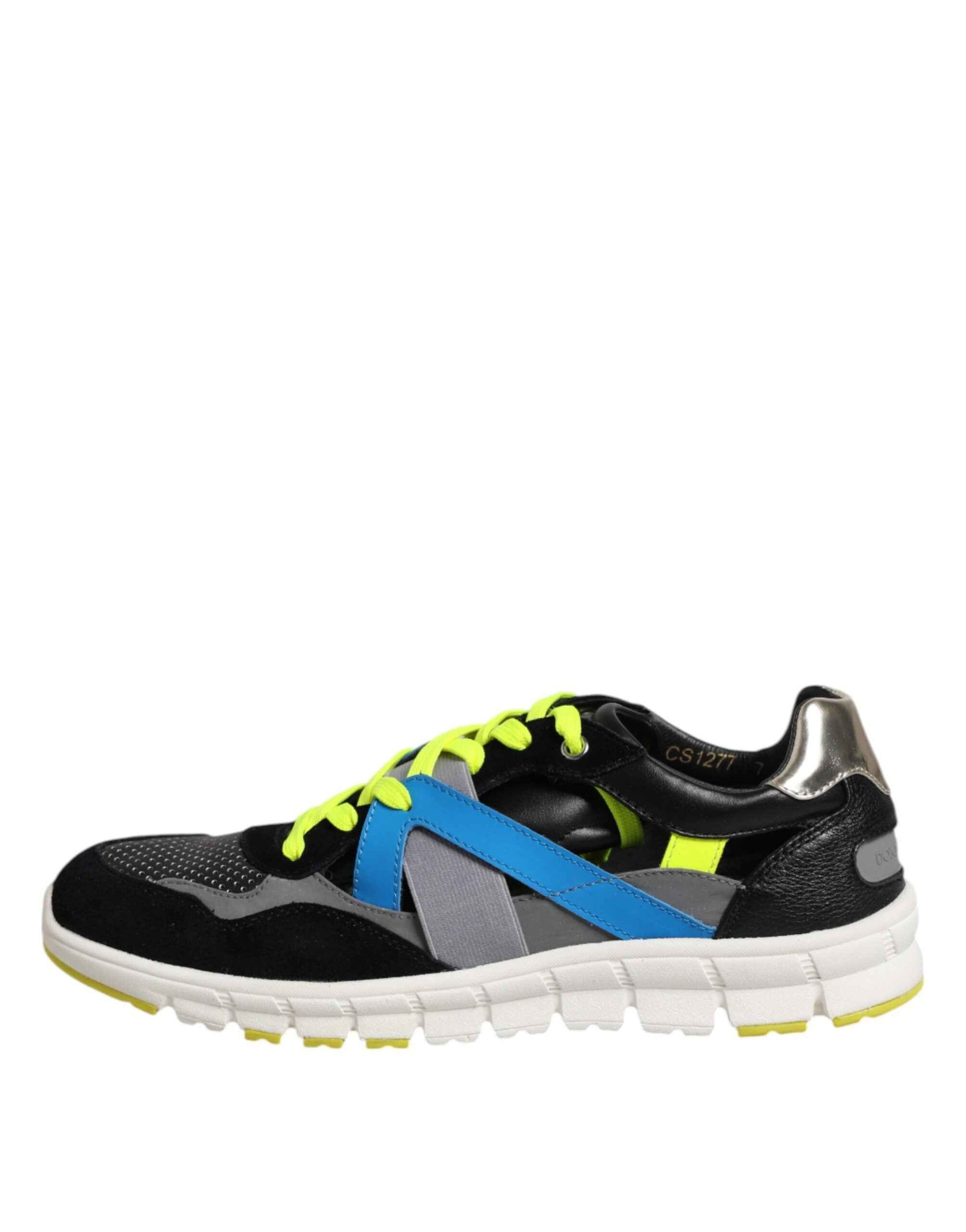 Multicolor Lace Up Low Top Men Sneakers Shoes