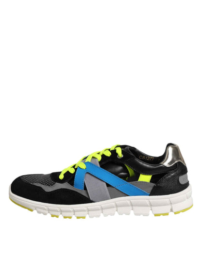 Multicolor Lace Up Low Top Men Sneakers Shoes