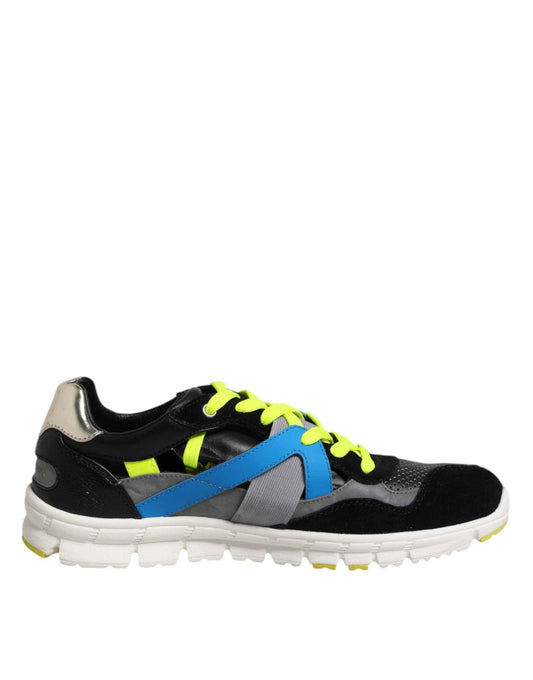 Multicolor Lace Up Low Top Men Sneakers Shoes