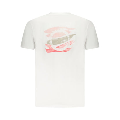 White Cotton Men's T-Shirt