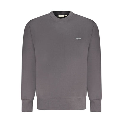 Black Cotton Men's Sweatshirt