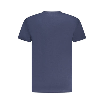 Blue Cotton Men's T-Shirt