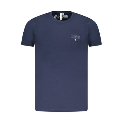 Blue Cotton Men's T-Shirt