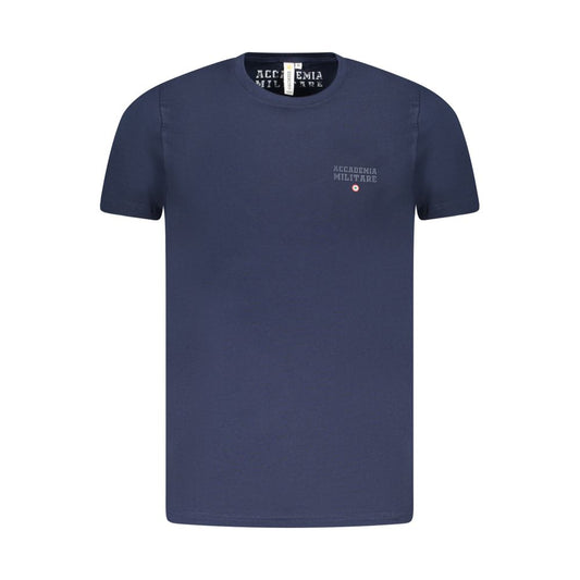 Blue Cotton Men's T-Shirt