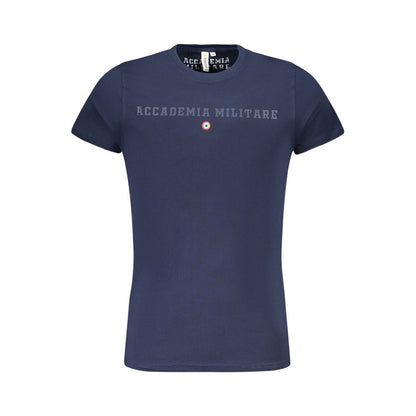 Blu Cotton Men T-Shirt