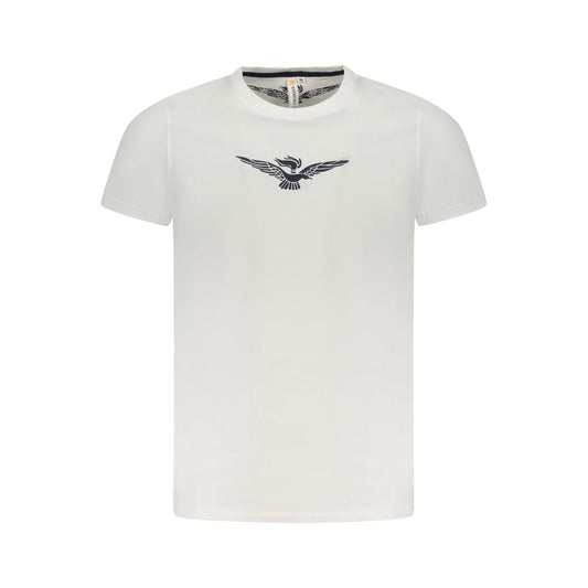 White Cotton Men's T-Shirt