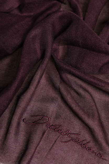 Maroon Cashmere Neck Warmer Wrap Shawl Scarf