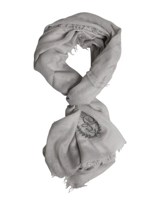 Gray DG Crown Neck Warmer Wrap Shawl Scarf