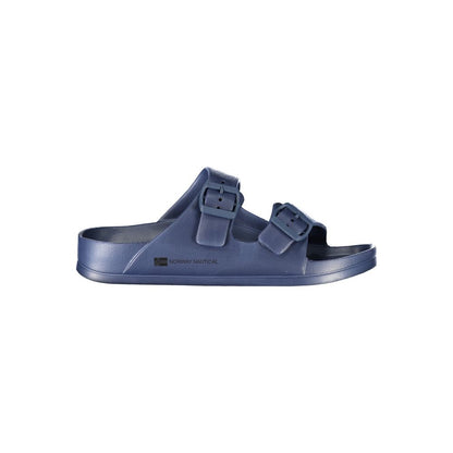 Blue Plastic Mens Slipper