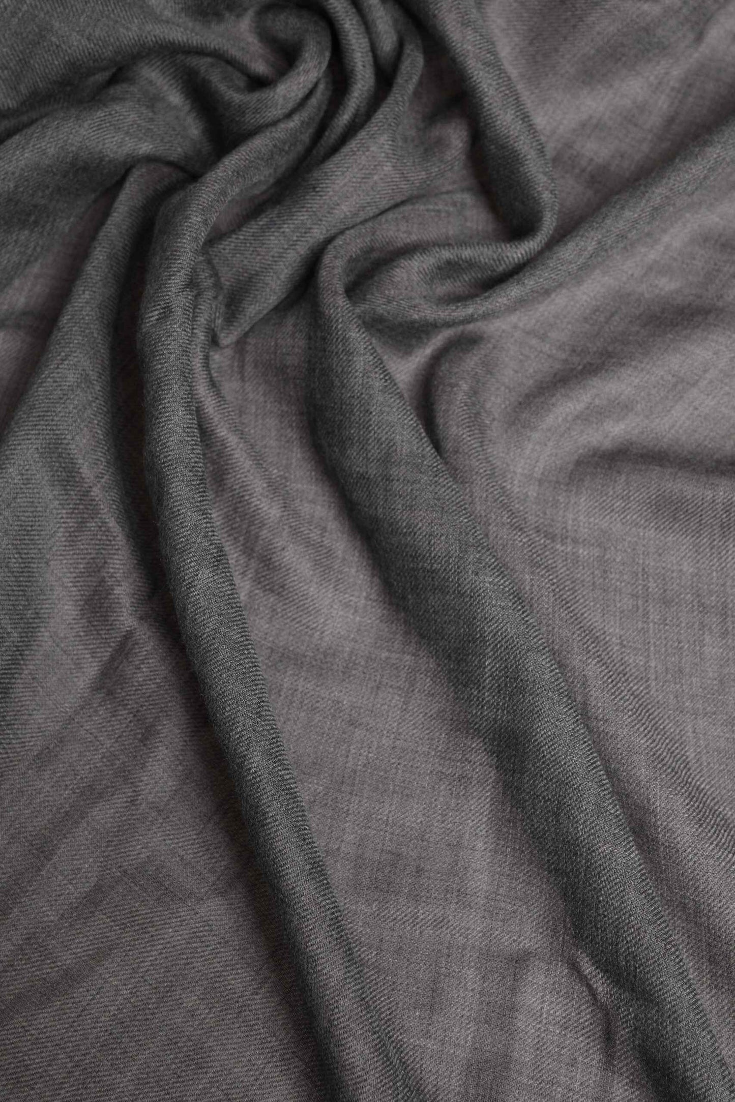 Gray Logo Print Neck Warmer Wrap Shawl Scarf