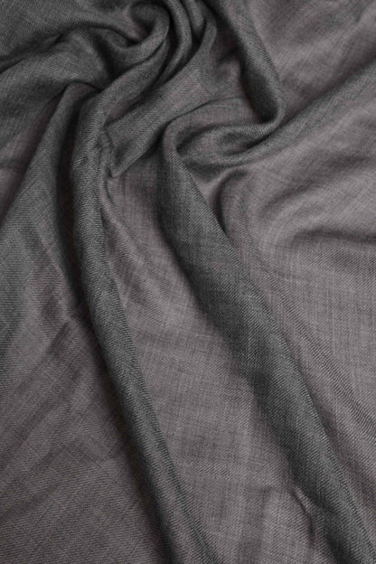 Gray Logo Print Neck Warmer Wrap Shawl Scarf