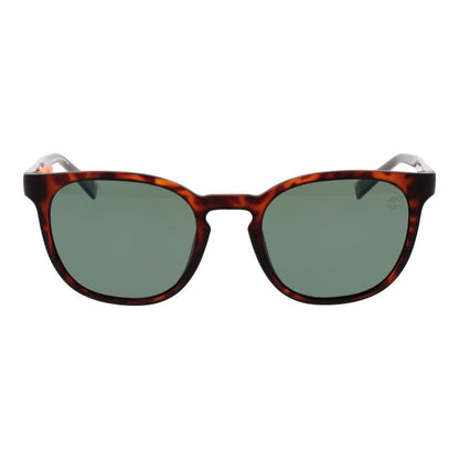 Brown Stainless Steel Sunglasses