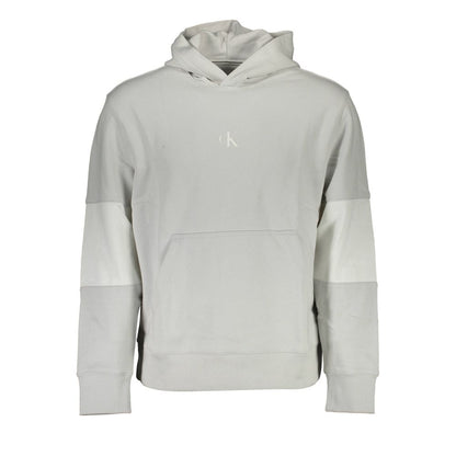 Gray Cotton Men Sweatshirt