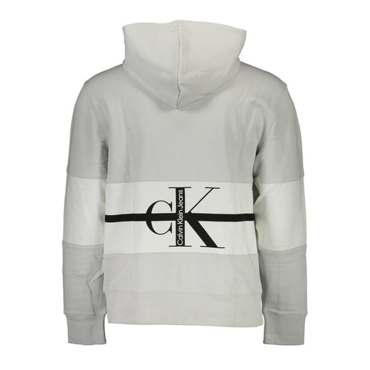 Gray Cotton Men Sweatshirt