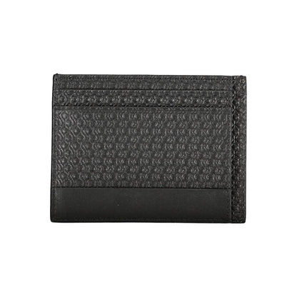 Black Polyester Men's Shoulder Bag