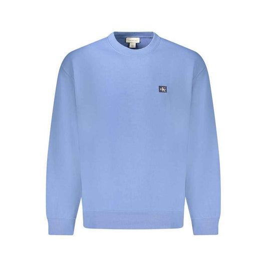 Blue Cotton Men's Sweatshirt