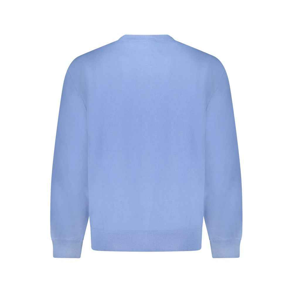 Blue Cotton Men's Sweatshirt