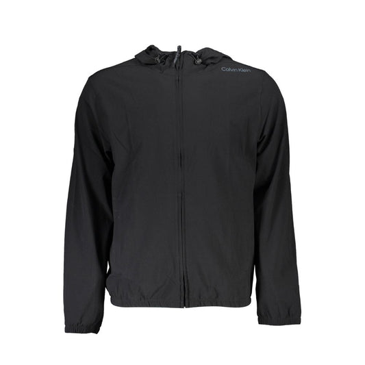 Black Polyester Men's Sweatshirt