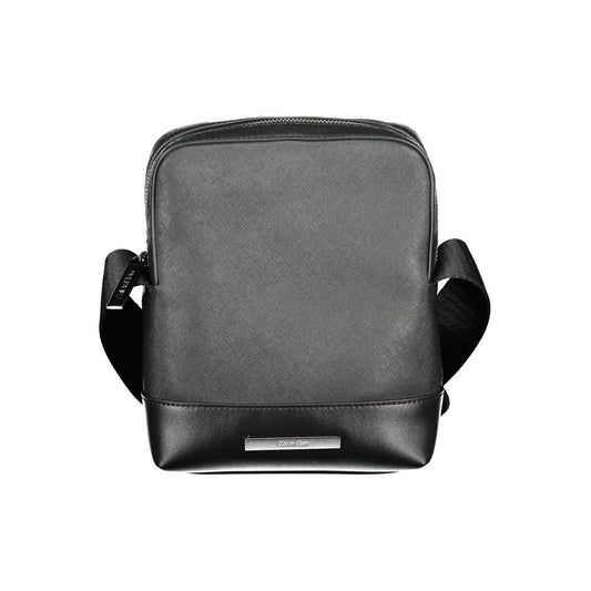 Nero Polyester Men Shoulder Bag